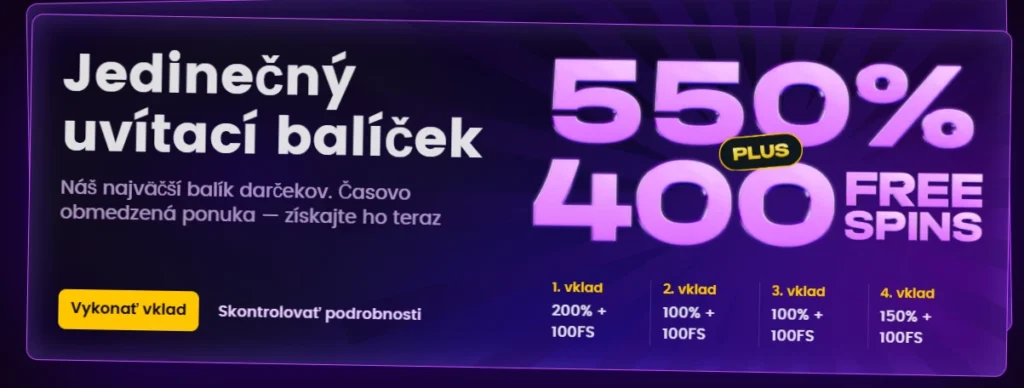 iWild uvítacia akcia vstupný bonus