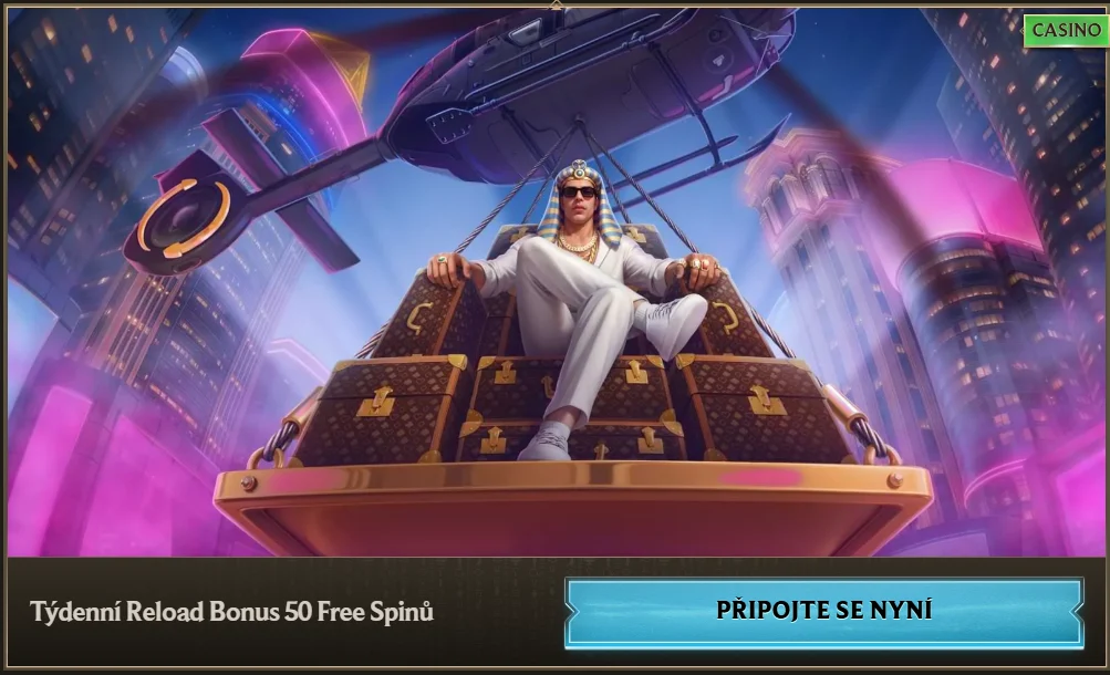 Realz Casino reload bonus 50 free spinov