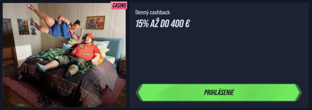 VegasHero Casino denný cashback