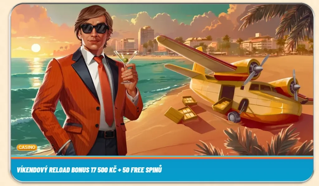 Vegasino víkendový reload bonus