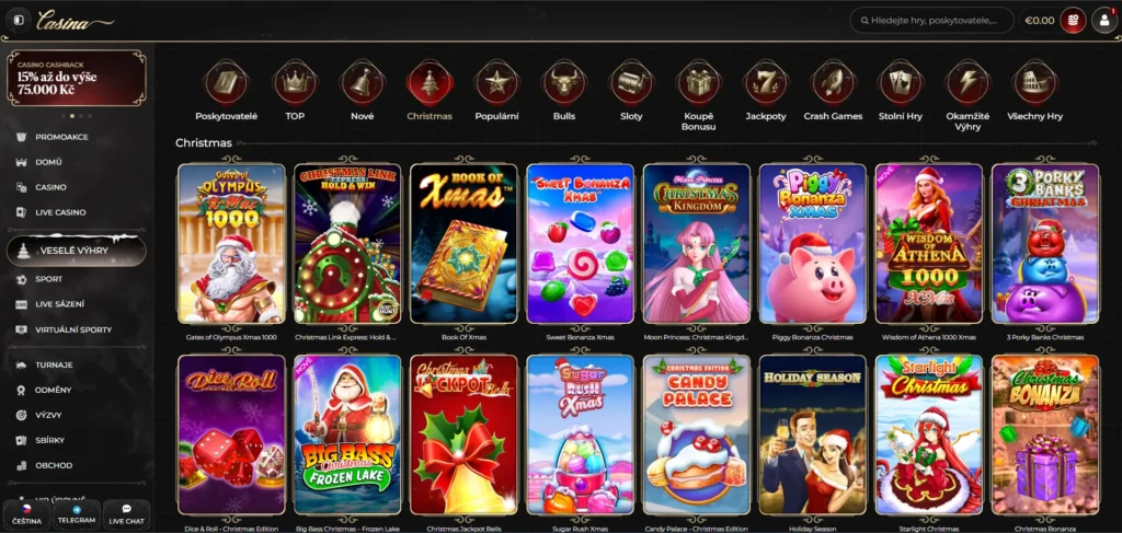 Vianočné mystery odmeny a vianočné hry