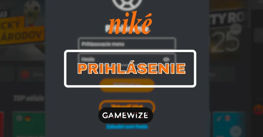 Niké prihlásenie