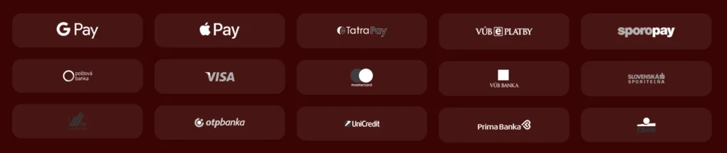 MONACObet spôsoby platby