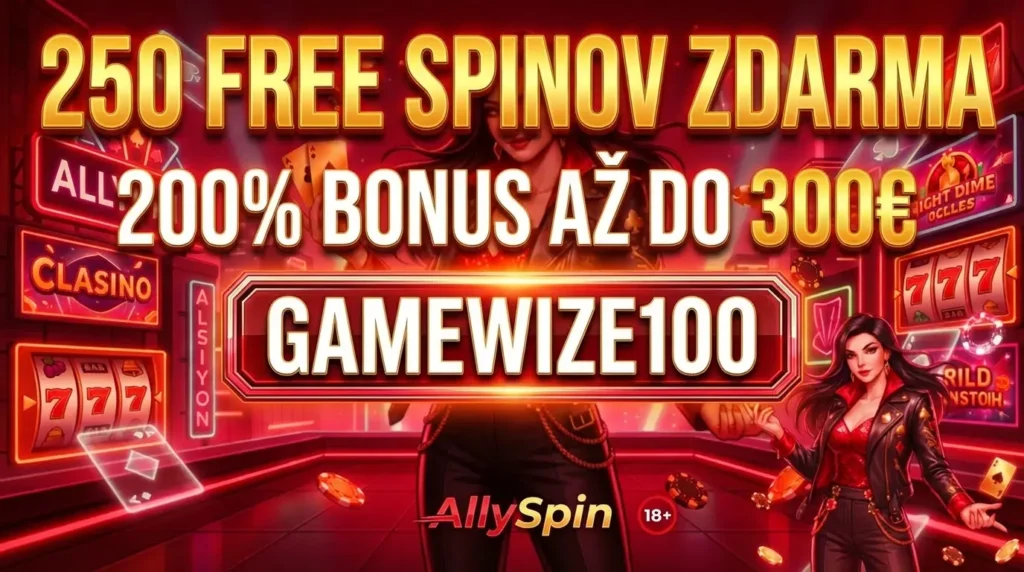🎁 250 free spinov zdarma – bonus, ktorý sa neodmieta