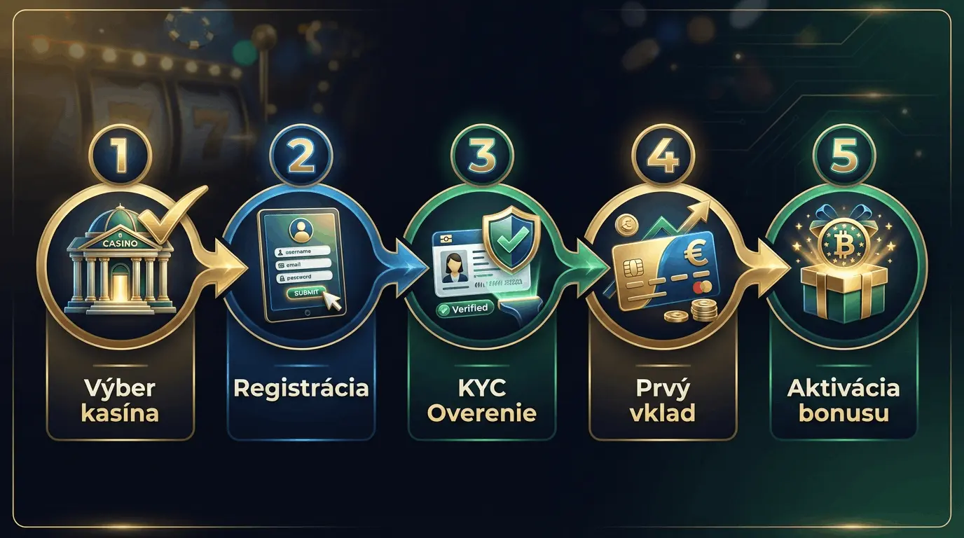 Ako získať bonus za registráciu – postup krok za krokom