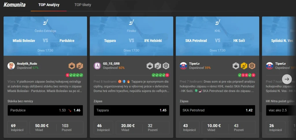 Niké tipovnaie komunia