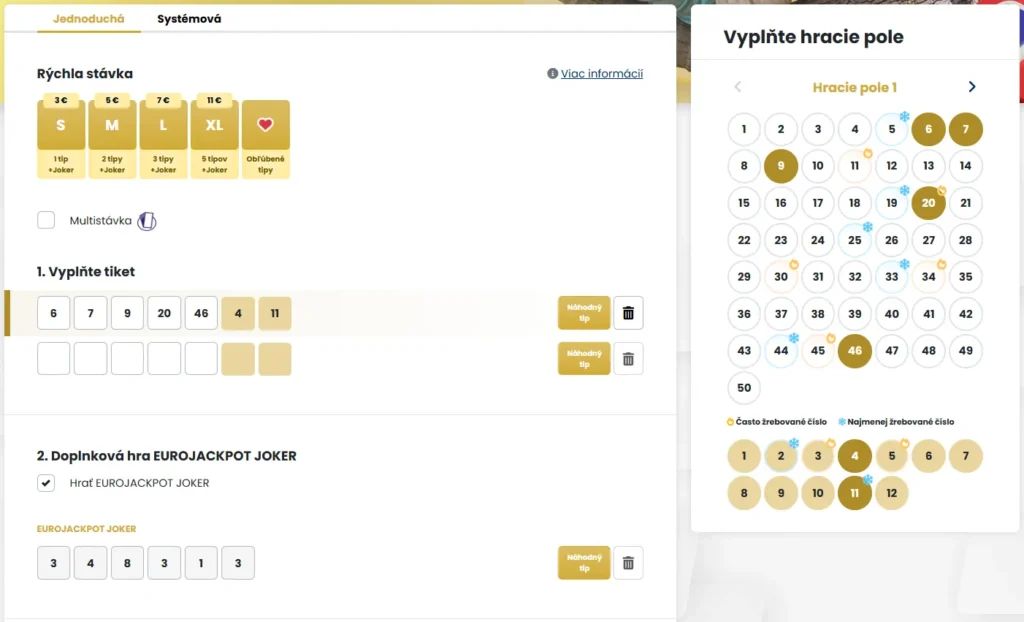 Eurojackpot online podanie