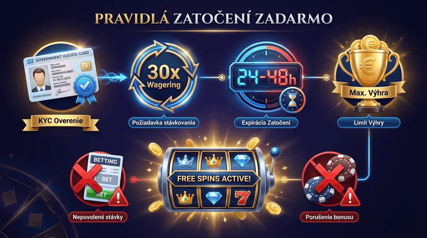 Pravidlá free spinov – ako fungujú a na čo si dať pozor, aby vám výhry neprepadli