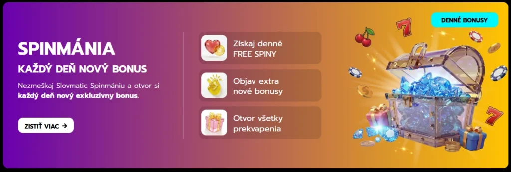 Slovmatic Bonus spinmania