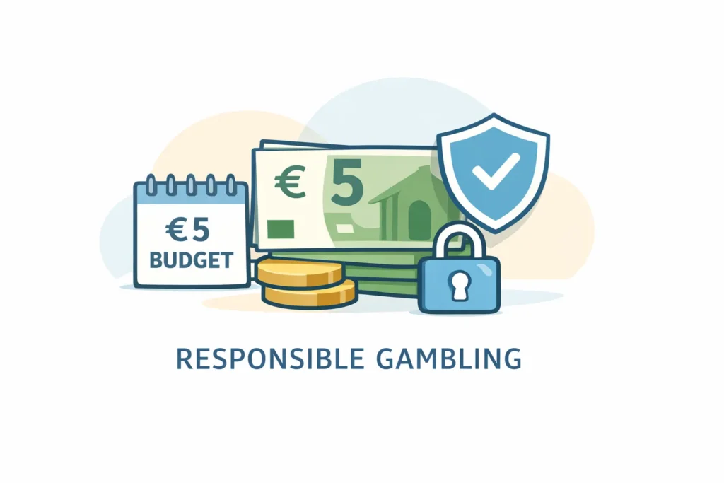 Kasína s minimálnym vkladom 5 EUR a bezpečné hranie