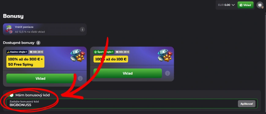 Ako získať Luckycapone bonus bez vkladu