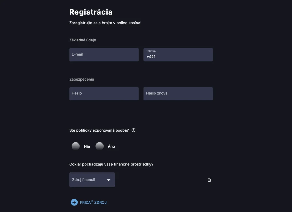 Go4Games Casino registrácia
