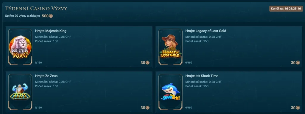 Slotuna denné výzvy