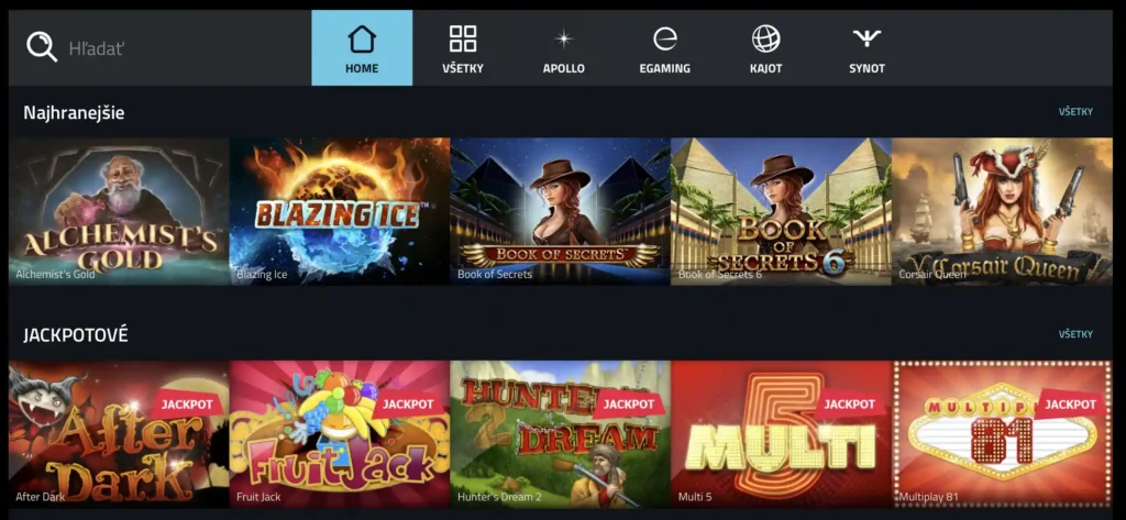 betor casino hry zdarma