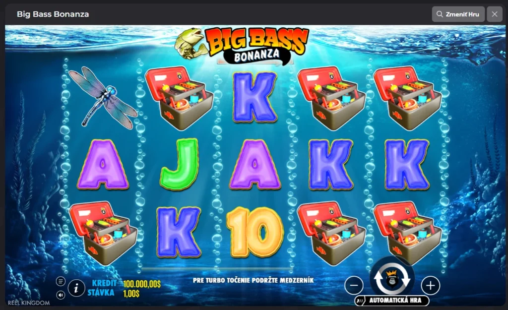 Luckycapone bonus bez vkladu hra Big Bass Bonanza