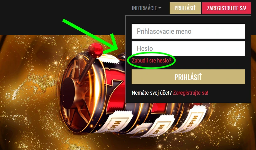 doublestar zabudnute heslo