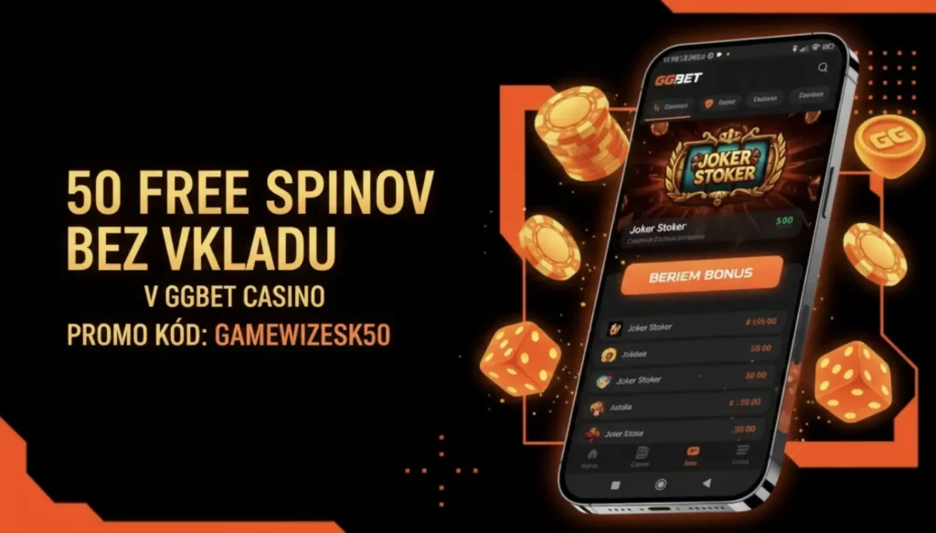 GGBet Casino prináša exkluzívnych 50 free spinov bez vkladu na Joker Stoker