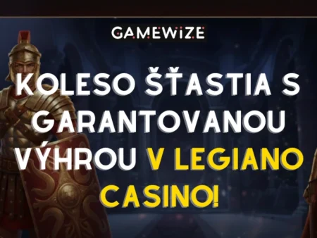 🎡 Roztočte Koleso šťastia v Legiano Casino: Získajte vysoké odmeny až do 750 € a 300 FS