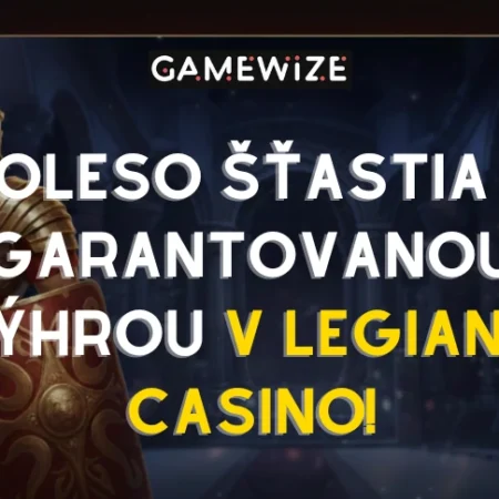 🎡 Roztočte Koleso šťastia v Legiano Casino: Získajte vysoké odmeny až do 750 € a 300 FS