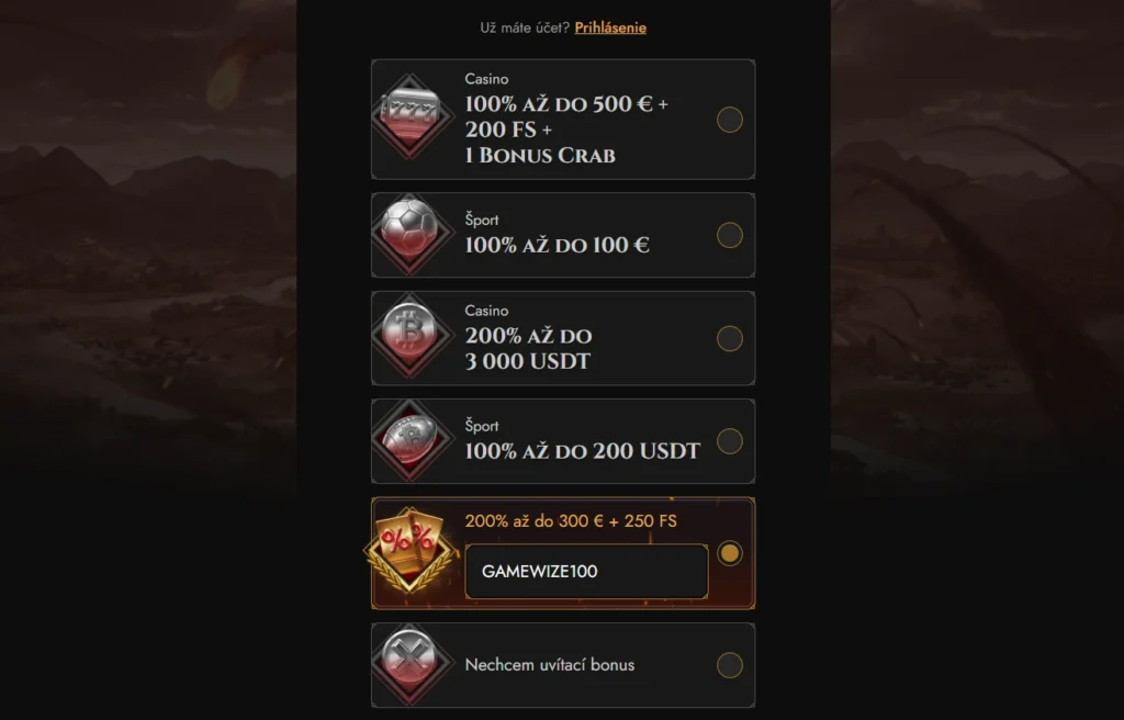 legiano casino bonusy