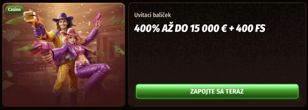 uvítací bonus pre nových hráčov v kasíne Westace