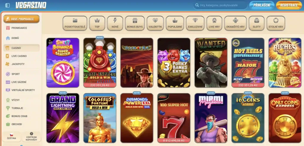 vegasino hracie automaty