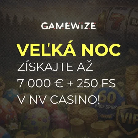 🐣 NV Casino veľkonočná akcia: Každý deň nový bonus → spolu až 7 000 € + 250 free spinov