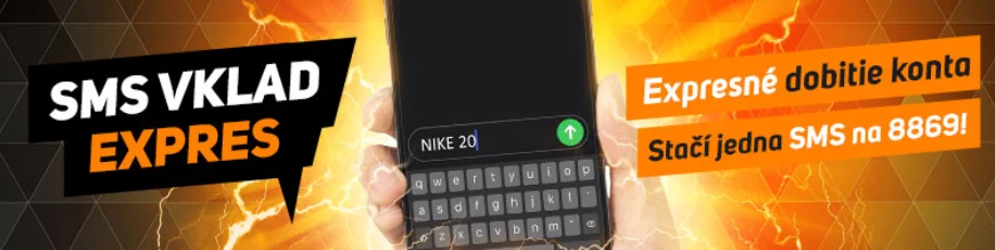 Niké SMS vklad Express
