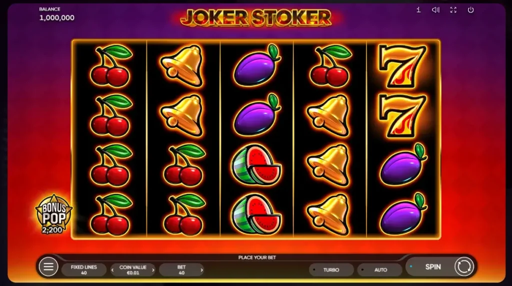 Promo kód GAMEWIZE50FIRE hra Joker Stoker