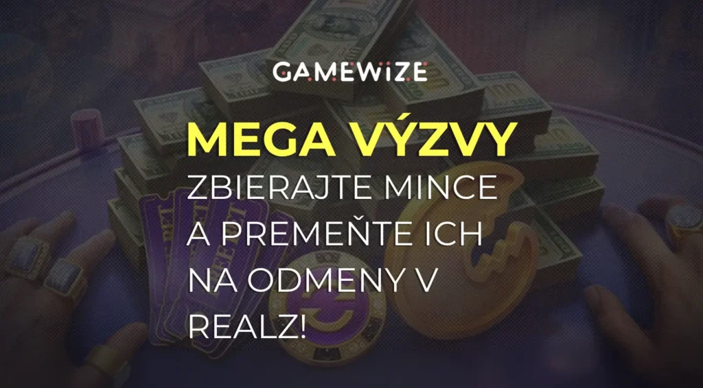 Realz Casino týždenné výzvy: Plňte úlohy, zbierajte mince a vymeňte ich za skutočné odmeny!