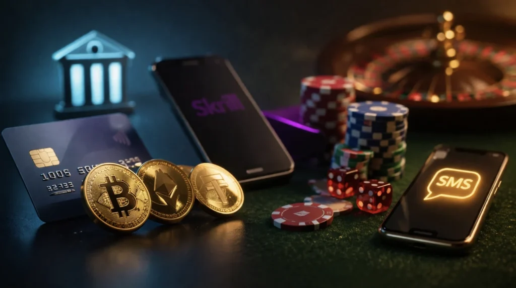 porovnanie platobných metód online kasín