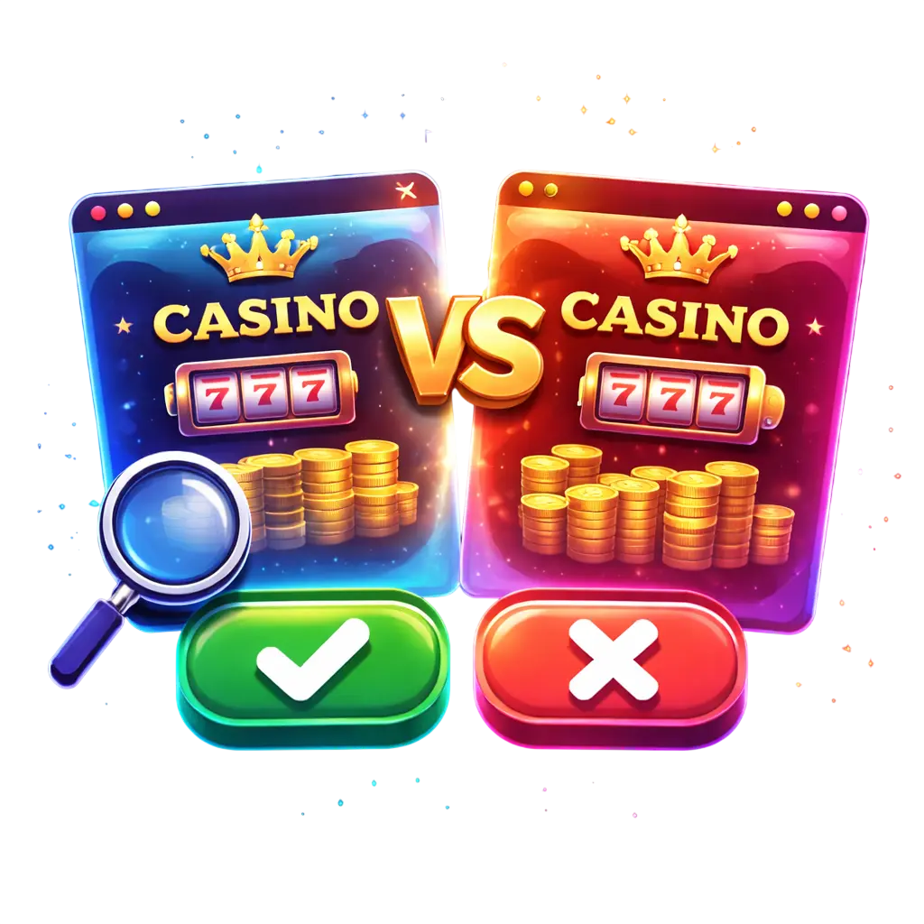 Porovnanie online kasín - Vyberte si to najlepšie!