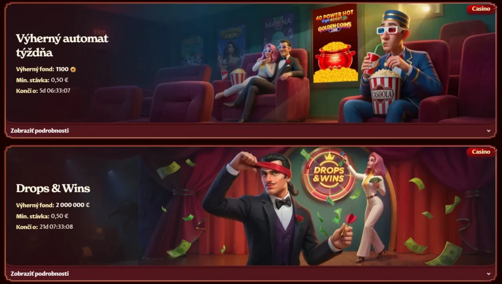 Casoola Casino turnaje