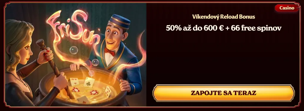 Casoola Casino víkendový reload bonus