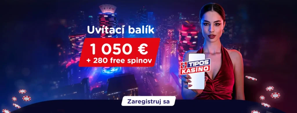 Tipos Casino vstupný balík