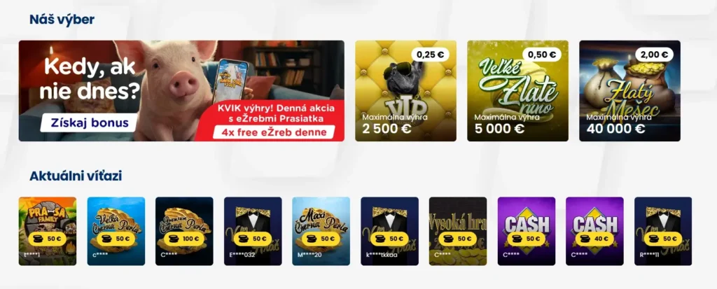 Tipos Casino stieracie žreby