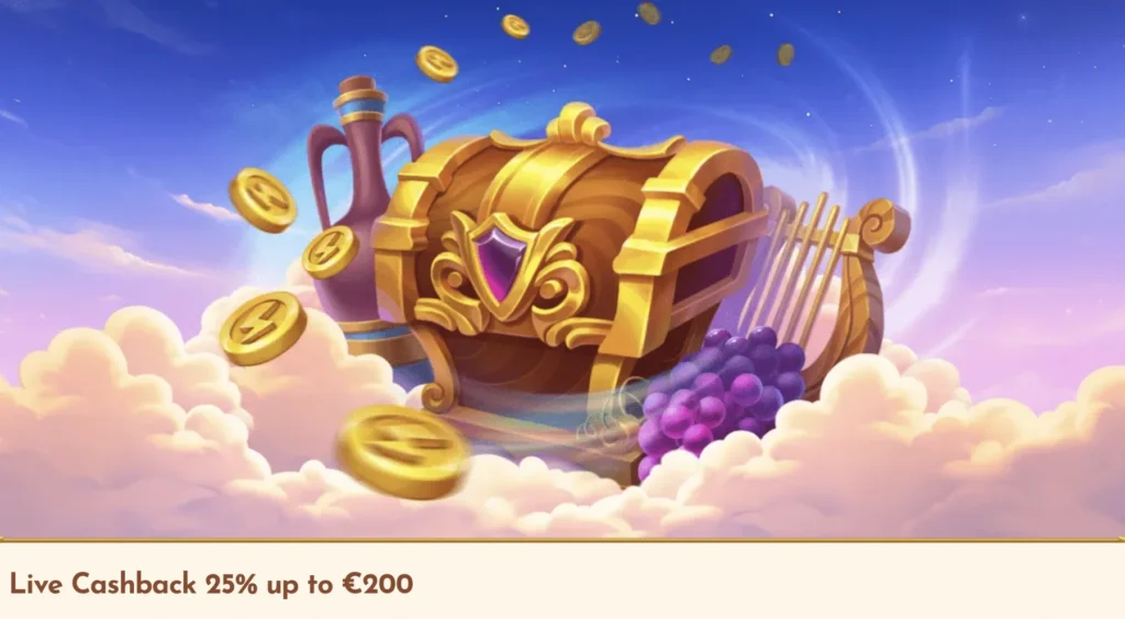 BetHall Casino live cashback