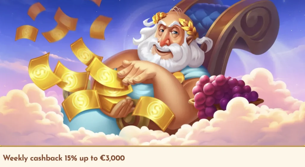 BetHall Casino týždenný cashback