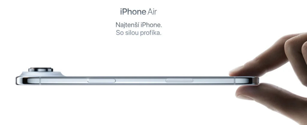 iPhone Air najtenší iPhone v histórii