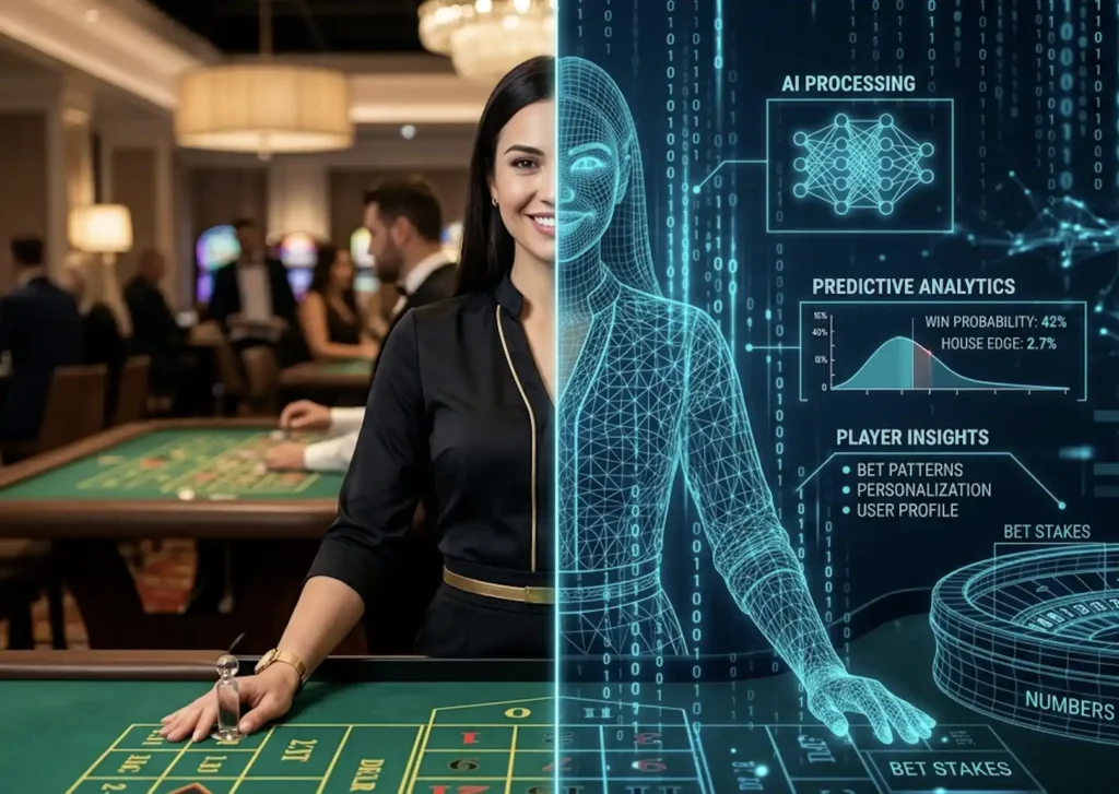 umelá inteligencia ako krupiérka v kasíne