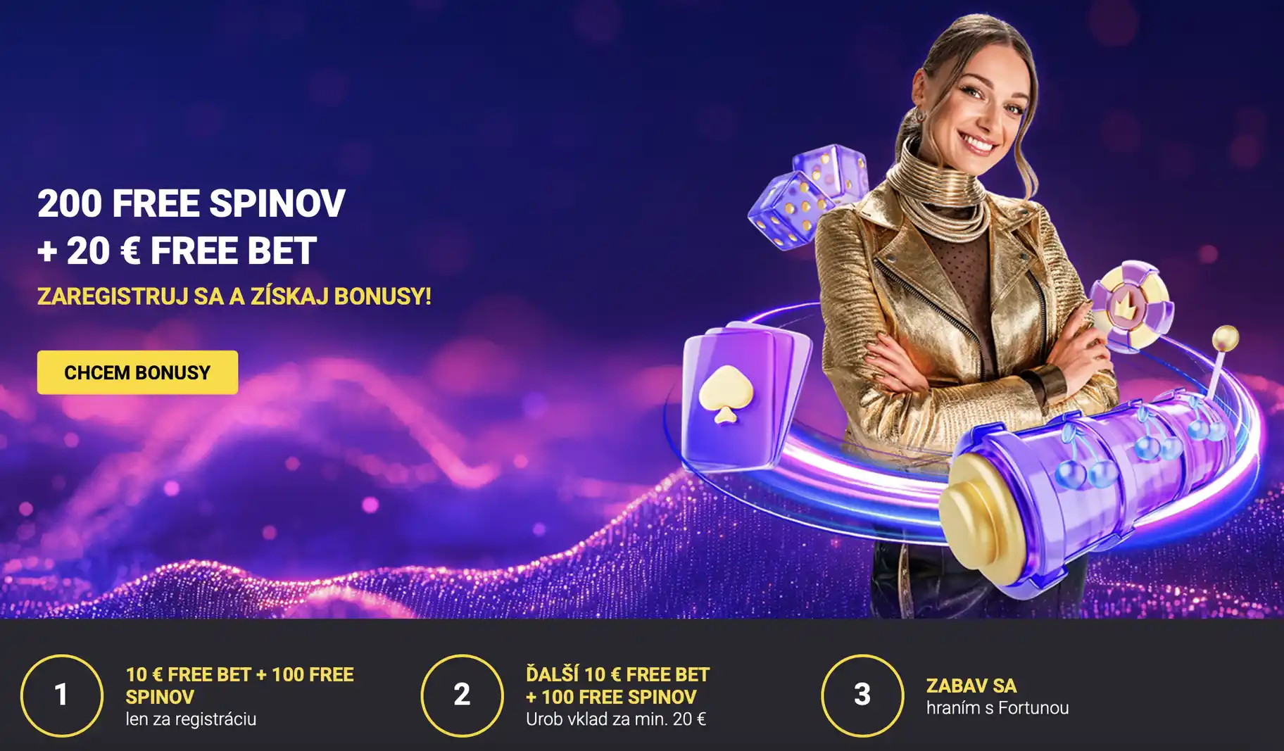 Fortuna free spiny bez vkladu