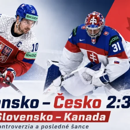 Slovensko – Česko 2:3 a dnes Slovensko – Kanada: dráma, kontroverzný gól a posledné šance