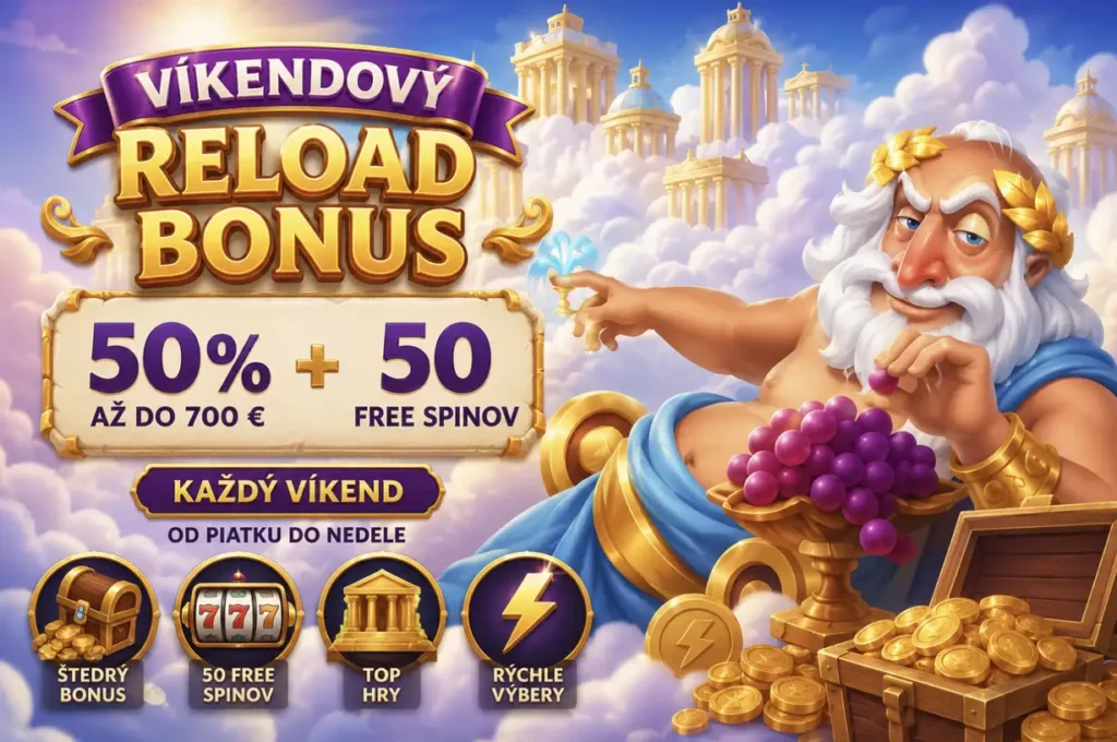 Víkendový reload bonus v kasíne BetHall