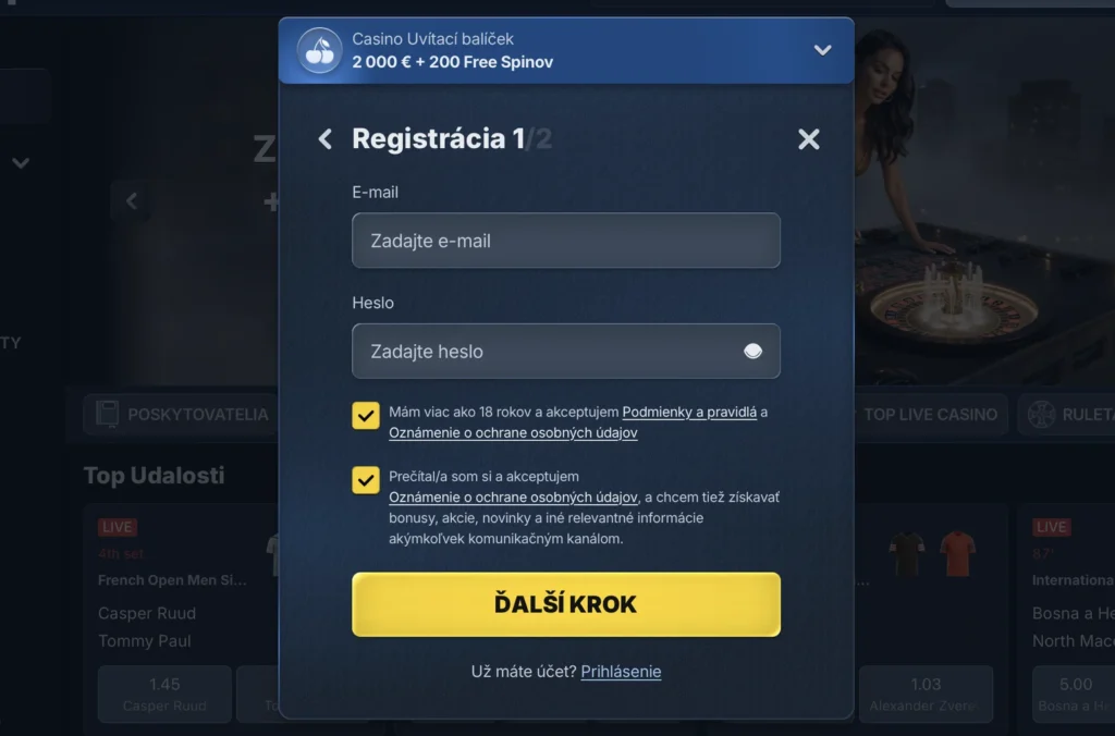 betrepublic casino registrácia