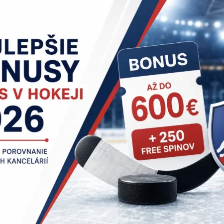 Najlepšie bonusy na MS v hokeji 2026 — kompletné porovnanie stávkových kancelárií