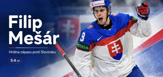 Filip Mešár — útočník Montrealu, ktorý vyhral Slovákom zápas proti Slovinsku