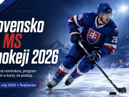 Slovensko na MS v hokeji 2026 — kompletná nominácia, program 7 zápasov a kurzy na postup