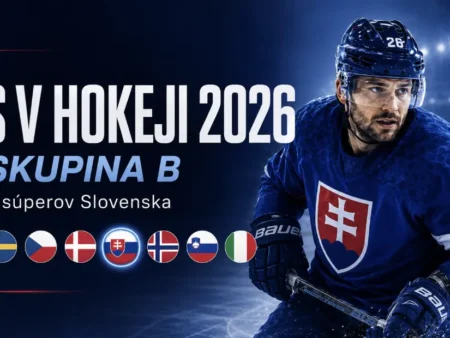 Skupina B na MS v hokeji 2026 — všetkých 8 súperov Slovenska, hviezdy NHL a kurzy na postup