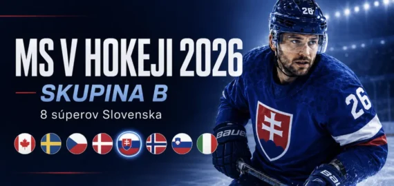 Skupina B na MS v hokeji 2026 — všetkých 8 súperov Slovenska, hviezdy NHL a kurzy na postup
