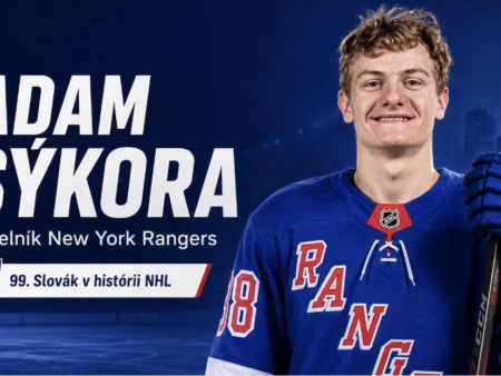 Adam Sýkora — krídelník New York Rangers a 99. Slovák v histórii NHL